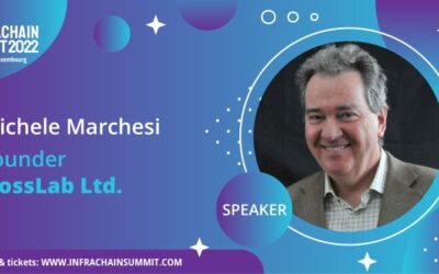 Professor Marchesi attends the 2022 Infrachain Summit